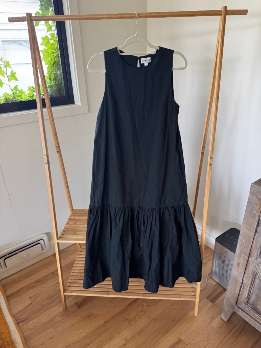 The Drop 100% Cotton Iliana Black Dress